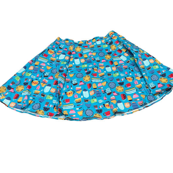 Eva Rose Womens Multicolor Stretch MCM Kitchenware Mini Swing Skirt Plus Size 3X - Picture 2 of 10